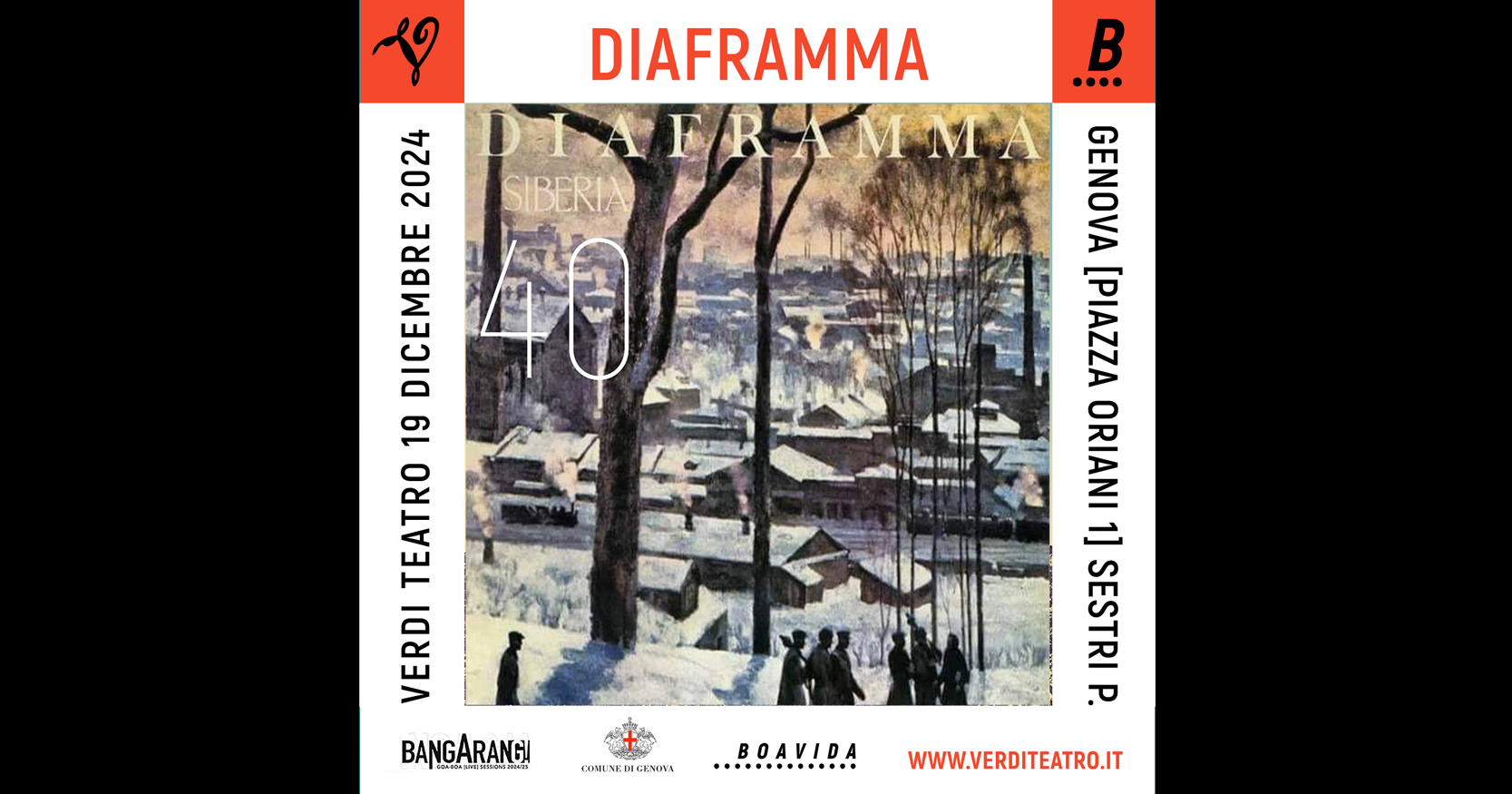 Diaframma con Siberia al Verdi