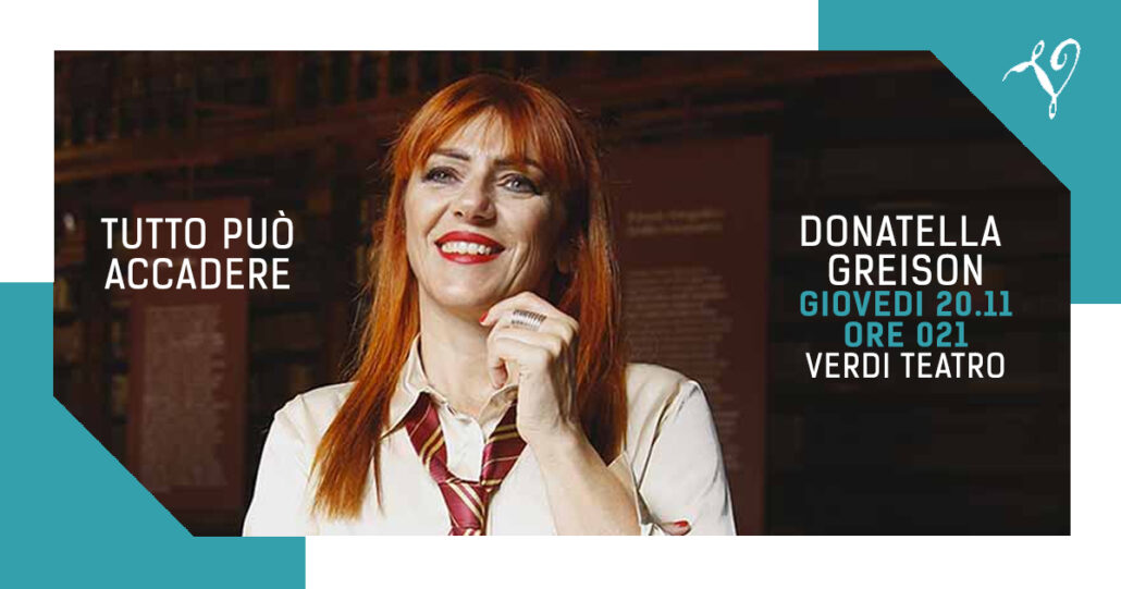 GABRIELLA GREISON 20 Novembre a Genova